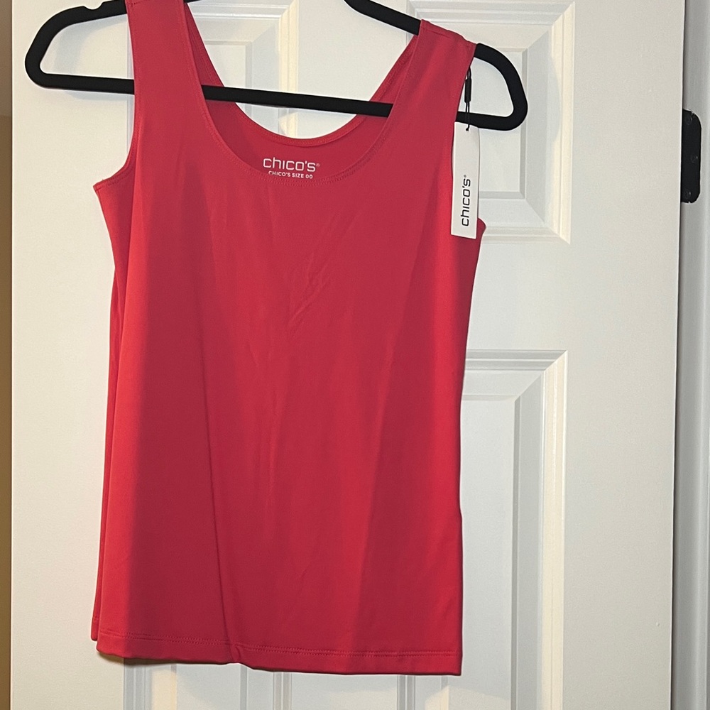 Chico's Vibrant Pink Tank Top size 00 XS